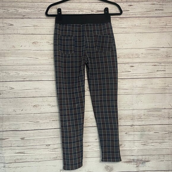 Unbranded Fleece-lined Plaid Leggings Size Med - Picture 5 of 6